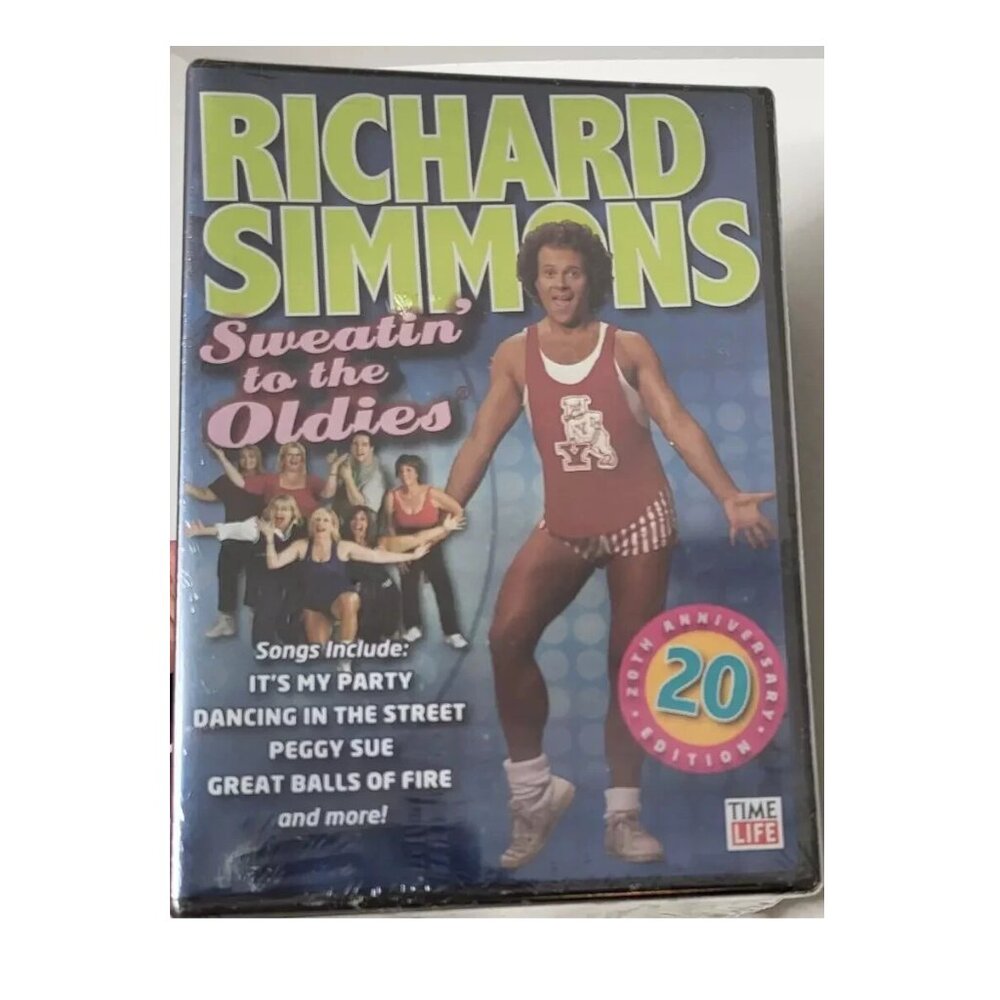 Richard Simmons DVD 7 Pack 20th Anniversary Time Life Sweatin to the Oldies